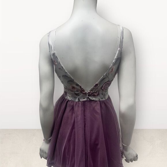 ‎Dear Moon Brocade Design Cocktail Prom Dress - Picture 3 of 6